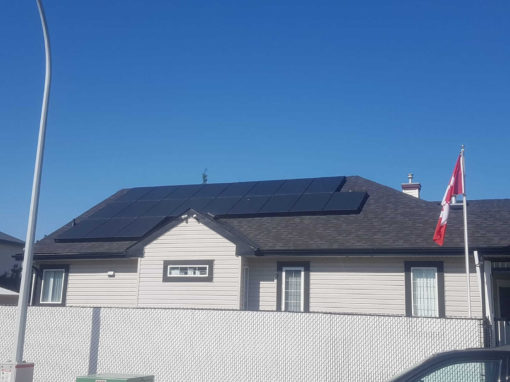 10.8 kW Array, Edmonton, Alberta
