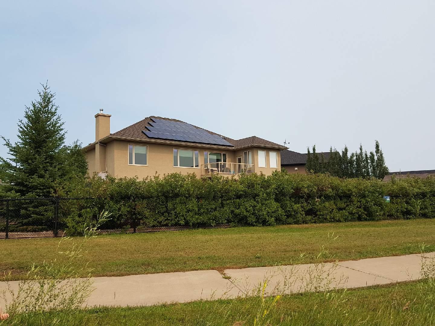8.2 KW solar array Camrose Alberta